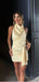 Beautiful Satin Halter Black Backless Women Mini Party Homecoming Dresses,HM246