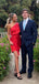 Simple Red Satin One Shoulder Pleat Women Mini Party Homecoming Dresses,HM237