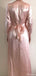 Casual Long Sleeves A-line Long Prom Dress Ideas, Evening Party Dresses,ZX1189