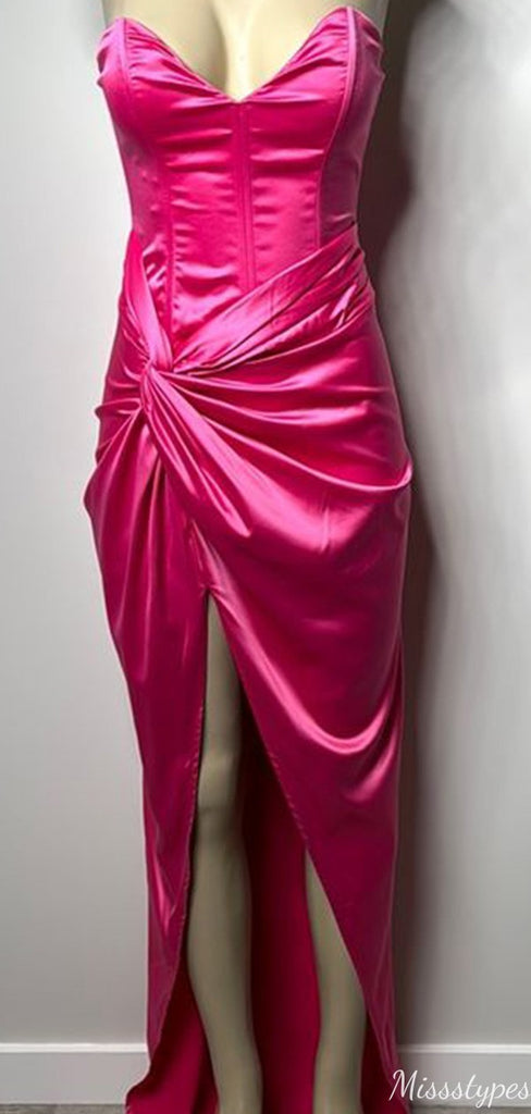 Sexy Strapless Mermaid Long Prom Dress Ideas, Evening Party Dresses,ZX1192