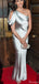 Elegant One-shoulder Mermaid Long Prom Dress Ideas, Evening Party Dresses,ZX1194