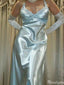 Casual V-neck Mermaid Long Prom Dress Ideas, Evening Party Dresses,ZX1202