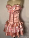 Elegant Strapless Sweetheart Sheath Short Mini Homecoming Dress,HM606