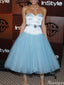 Elegant Strapless A-line Short Mini Homecoming Dress,HM612