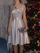 Elegant V-neck A-line Short Mini Homecoming Dress,HM614