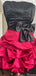 Elegant Strapless A-line Short Mini Homecoming Dress,HM620