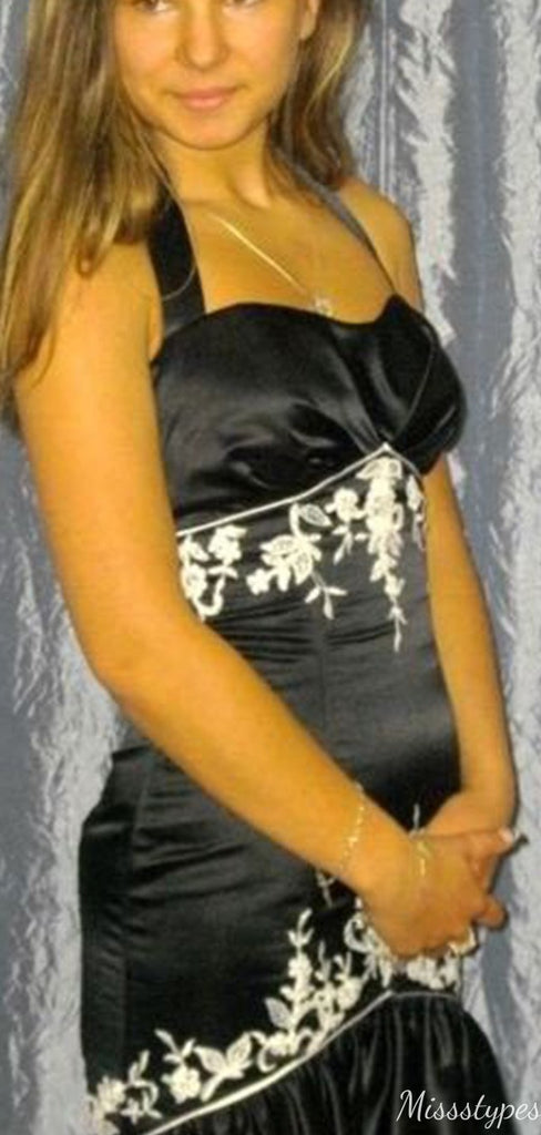 Vintage Halter Sheath Long Prom Dress Ideas, Evening Party Dresses,ZX1211
