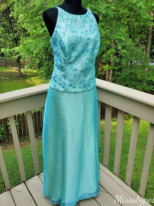 Gorgeous Unique A-line Long Prom Dress Ideas, Evening Party Dresses,ZX1215