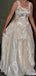 Gorgeous Spaghetii Strap A-line Long Prom Dress Ideas, Evening Party Dresses,ZX1217