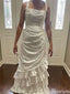 Gorgeous Spaghetii Strap Sheath Long Prom Dress Ideas, Evening Party Dresses,ZX1218