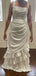 Gorgeous Spaghetii Strap Sheath Long Prom Dress Ideas, Evening Party Dresses,ZX1218