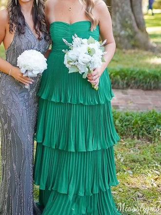 Elegant Sweetheart Strapless A-line Long Prom Dress Ideas, Evening Party Dresses,ZX584