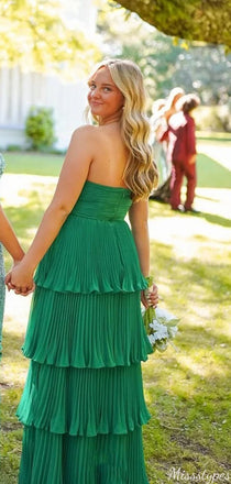 Elegant Sweetheart Strapless A-line Long Prom Dress Ideas, Evening Party Dresses,ZX584