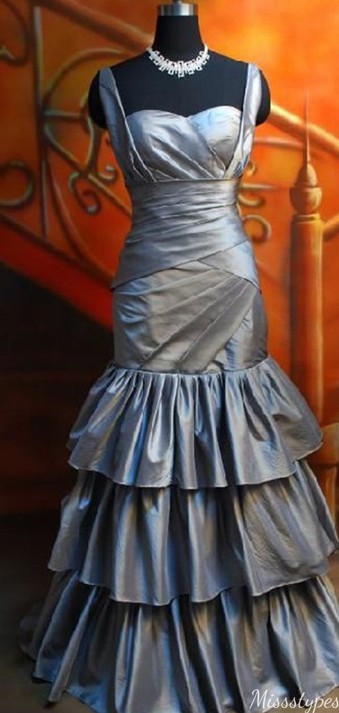 Vintage Sheath Long Prom Dress Ideas, Evening Party Dresses,ZX1221