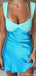Sexy Spaghetii Strap Sheath Short Mini Homecoming Dress,HM621