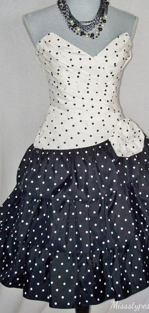 Elegant Strapless A-line Short Mini Homecoming Dress,HM628