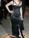 Sexy Black Mermaid Long Prom Dress Ideas, Evening Party Dresses,ZX1225
