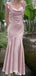 Elegant Spaghetii Strap Mermaid Long Prom Dress Ideas, Evening Party Dresses,ZX1227