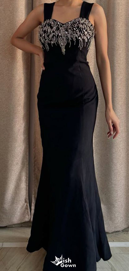 Formal Spaghetii Strap Mermaid Long Prom Dress Ideas, Evening Party Dresses,ZX1231