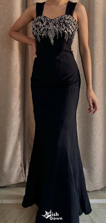 Formal Spaghetii Strap Mermaid Long Prom Dress Ideas, Evening Party Dresses,ZX1231
