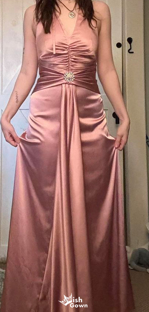 Elegant Halter Mermaid Long Prom Dress Ideas, Evening Party Dresses,ZX1232
