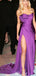 Sexy One-shoulder Mermaid Long Prom Dress Ideas, Evening Party Dresses,ZX1233