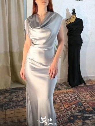 Elegant Halter Mermaid Long Prom Dress Ideas, Evening Party Dresses,ZX1241