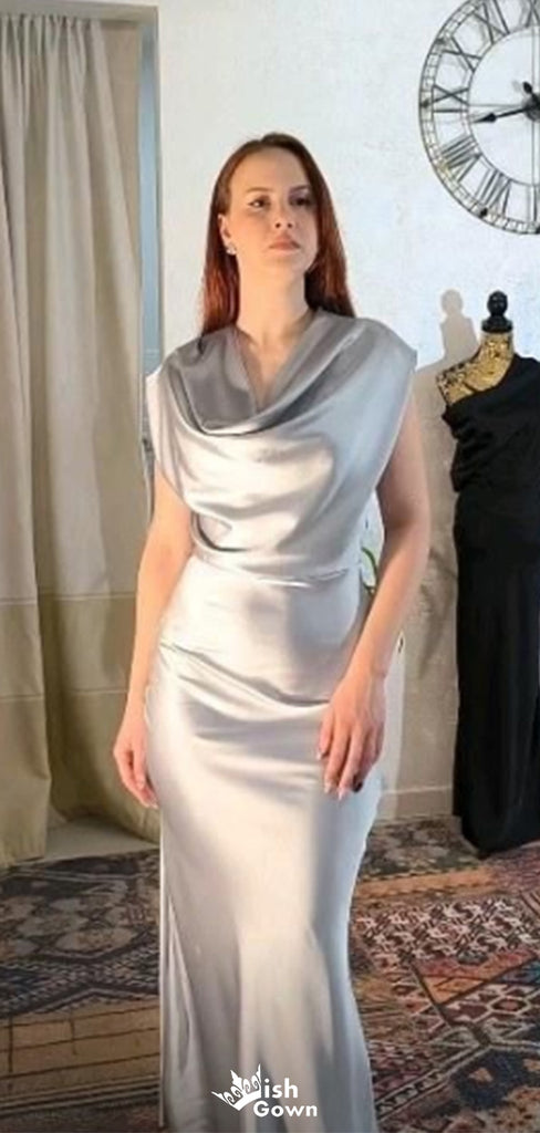 Elegant Halter Mermaid Long Prom Dress Ideas, Evening Party Dresses,ZX1241