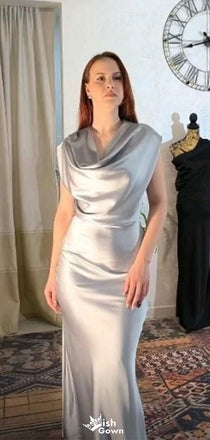 Elegant Halter Mermaid Long Prom Dress Ideas, Evening Party Dresses,ZX1241
