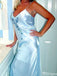 Casual Spaghetii Strap A-line Long Prom Dress Ideas, Evening Party Dresses,ZX1253