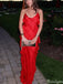 Casual Spaghetii Strap Mermaid Long Prom Dress Ideas, Evening Party Dresses,ZX1251