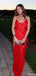 Casual Spaghetii Strap Mermaid Long Prom Dress Ideas, Evening Party Dresses,ZX1251