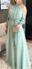 Casual Halter A-line Long Prom Dress Ideas, Evening Party Dresses,ZX1245