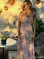 Elegant Sweetheart Spaghetti Strap A-line Long Prom Dress Ideas, Evening Party Dresses,ZX591