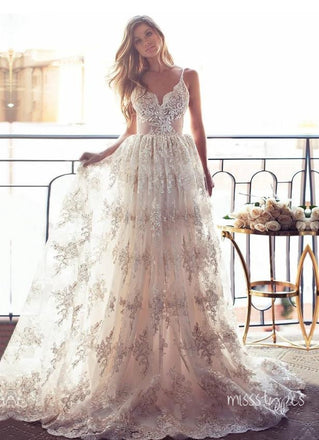 Sexy Appliqued Backless Spaghetti Strap With Trailing Long Prom Evening Dress,ZX291