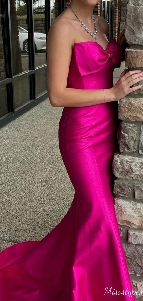 Elegant Sweetheart Strapless Unique Mermaid Long Prom Dress Ideas, Evening Party Dresses,ZX604