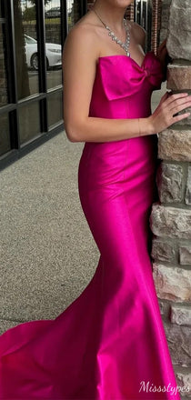Elegant Sweetheart Strapless Unique Mermaid Long Prom Dress Ideas, Evening Party Dresses,ZX604