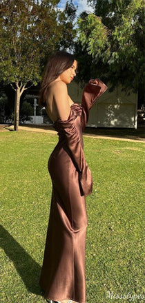 Elegant Off-shoulder Sweetheart Full Sleeve Mermaid Long Prom Dress Ideas, Evening Party Dresses,ZX624