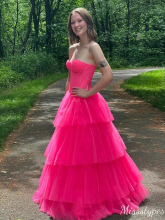 Gorgeous Straight Across Strapless A-line Long Prom Dress Ideas, Evening Party Dresses,ZX627