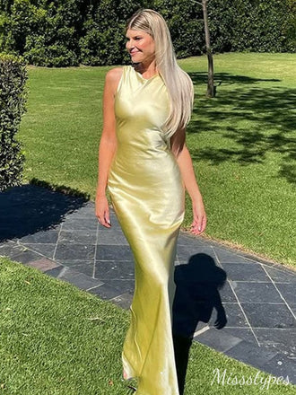 Gorgeous Halter Criss Cross Mermaid Long Prom Dress Ideas, Evening Party Dresses,ZX630