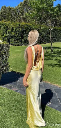 Gorgeous Halter Criss Cross Mermaid Long Prom Dress Ideas, Evening Party Dresses,ZX630