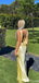 Gorgeous Halter Criss Cross Mermaid Long Prom Dress Ideas, Evening Party Dresses,ZX630