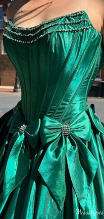 Formal Strapless A-line Long Prom Dress Ideas, Evening Party Dresses,ZX632