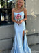 Elegant Strapless Mermaid Long Prom Dress Ideas, Evening Party Dresses,ZX634