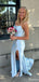 Elegant Strapless Mermaid Long Prom Dress Ideas, Evening Party Dresses,ZX634