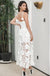 Vintage White Appliqued Spaghetti Strap Sweetheart A-Line Fashion Wedding Dresses,HS78