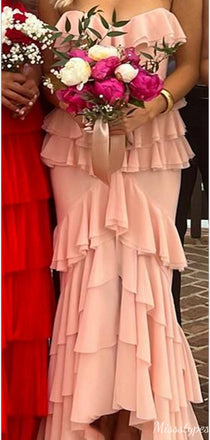 Elegant Strapless Sweetheart Sheath Long Prom Dress Ideas, Evening Party Dresses,ZX650