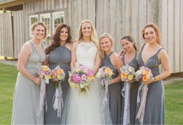 Mismatched Charming Soft Floor-Length Bridesmaid Dresses Online, BL48