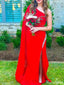 Unique One-shoulder Mermaid Long Prom Dress Ideas, Evening Party Dresses,ZX661