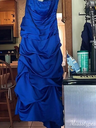 Elegant Straight Across Strapless Sheath Long Prom Dress Ideas, Evening Party Dresses,ZX664